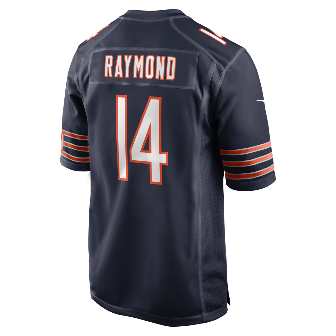Men's Chicago Bears Kalif Raymond Navy Team Game NFL Football Jersey - view 3