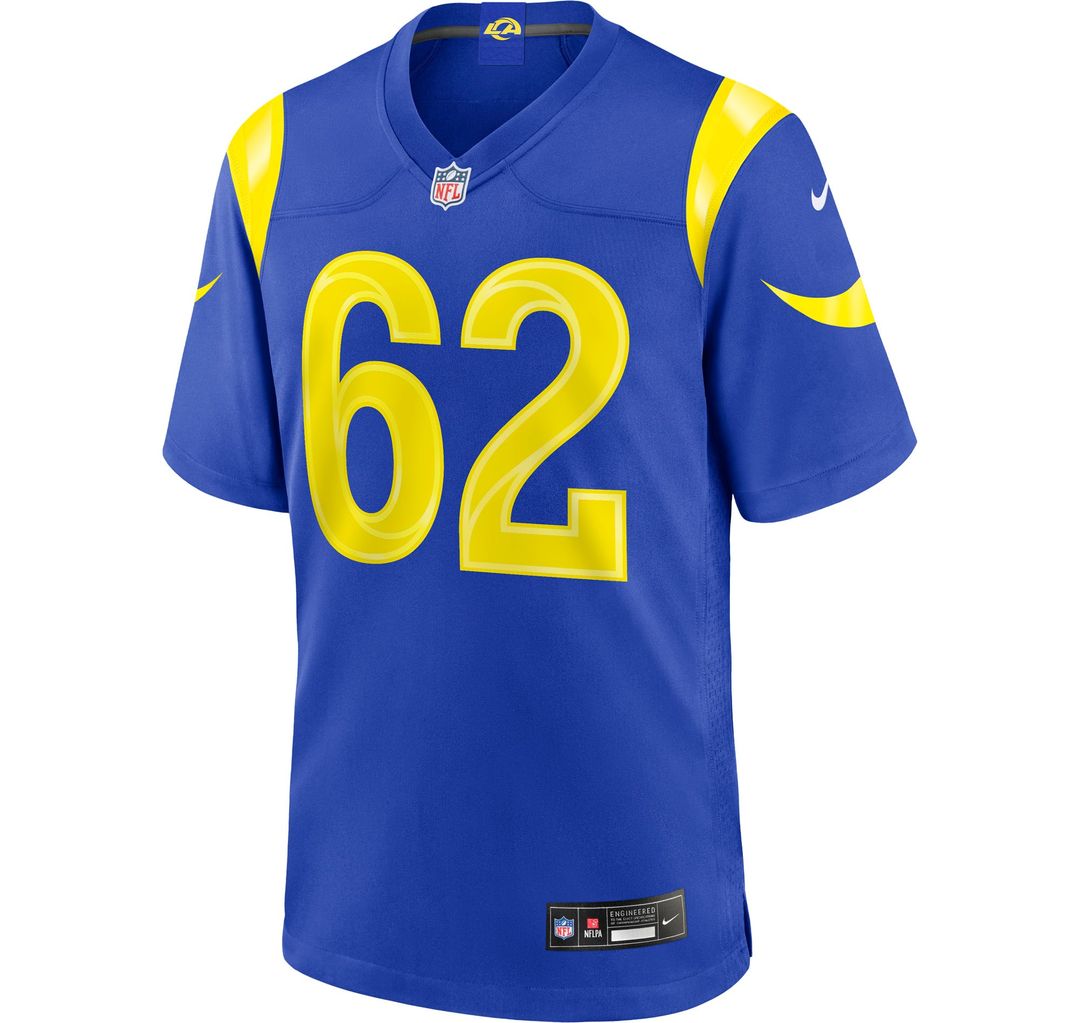 Men's Los Angeles Rams Payton Zdroik Royal Game NFL Football Jersey - view 2
