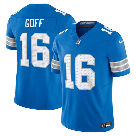 Men's Detroit Lions Jared Goff Blue Limited NFL Football Jersey - view 1