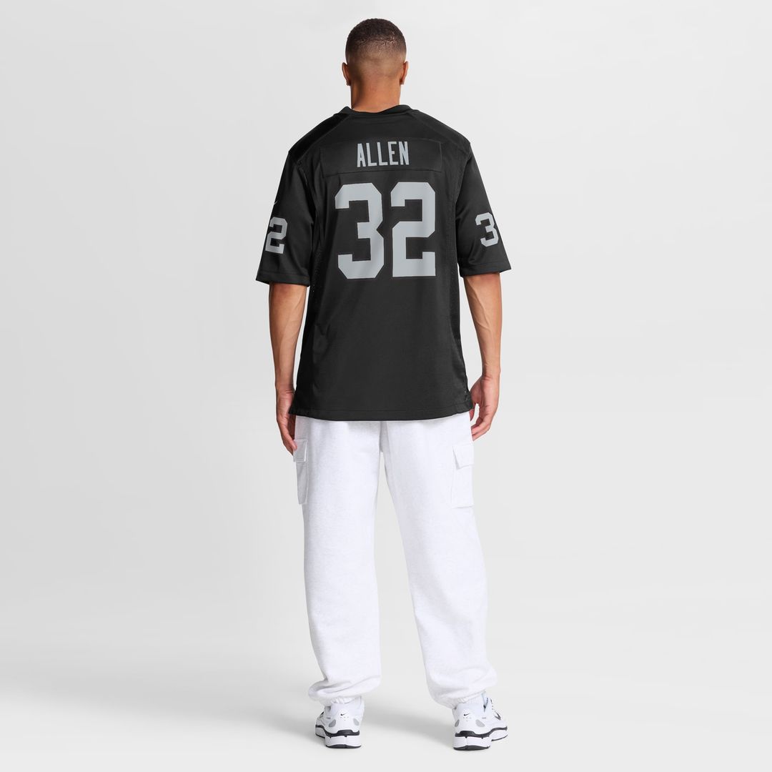 Men's Las Vegas Raiders Marcus Allen Black Game NFL Football Jersey - view 8