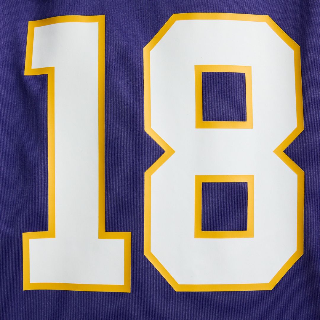 Men's Minnesota Vikings Justin Jefferson White Alternate Game NFL Football Jersey - view 43