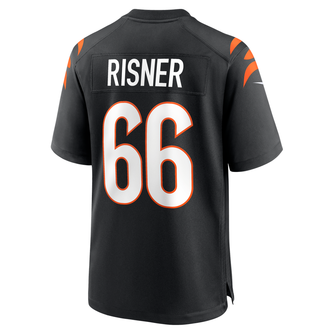 Men's Cincinnati Bengals Dalton Risner Black Team Game NFL Football Jersey - view 3