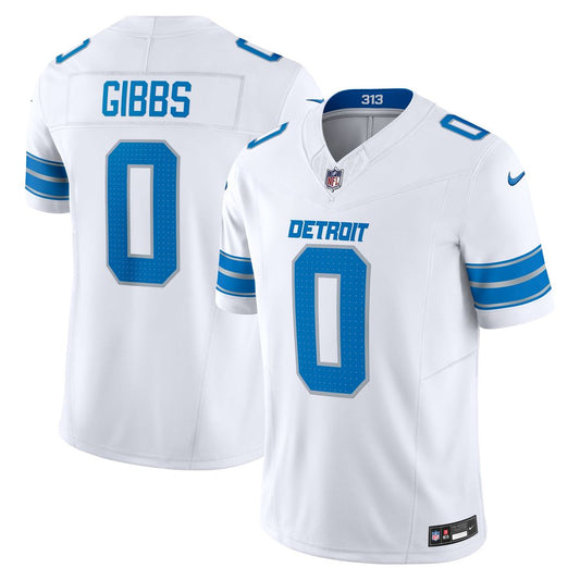 Men's Detroit Lions Jahmyr Gibbs White Limited NFL Football Jersey - view 1