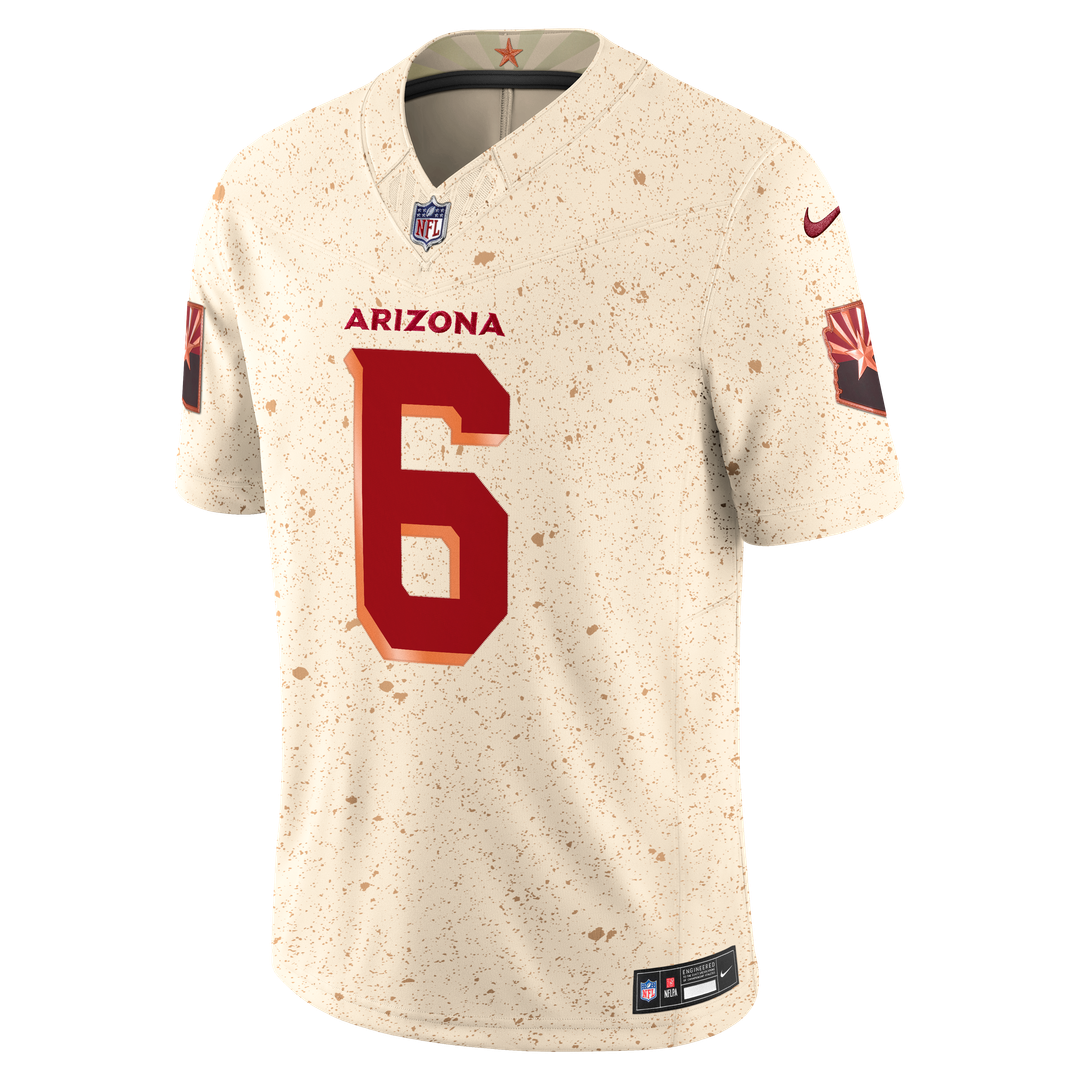 Men's Arizona Cardinals James Conner Natural Rivalries Collection Stitched Limited NFL Football Jersey - view 2