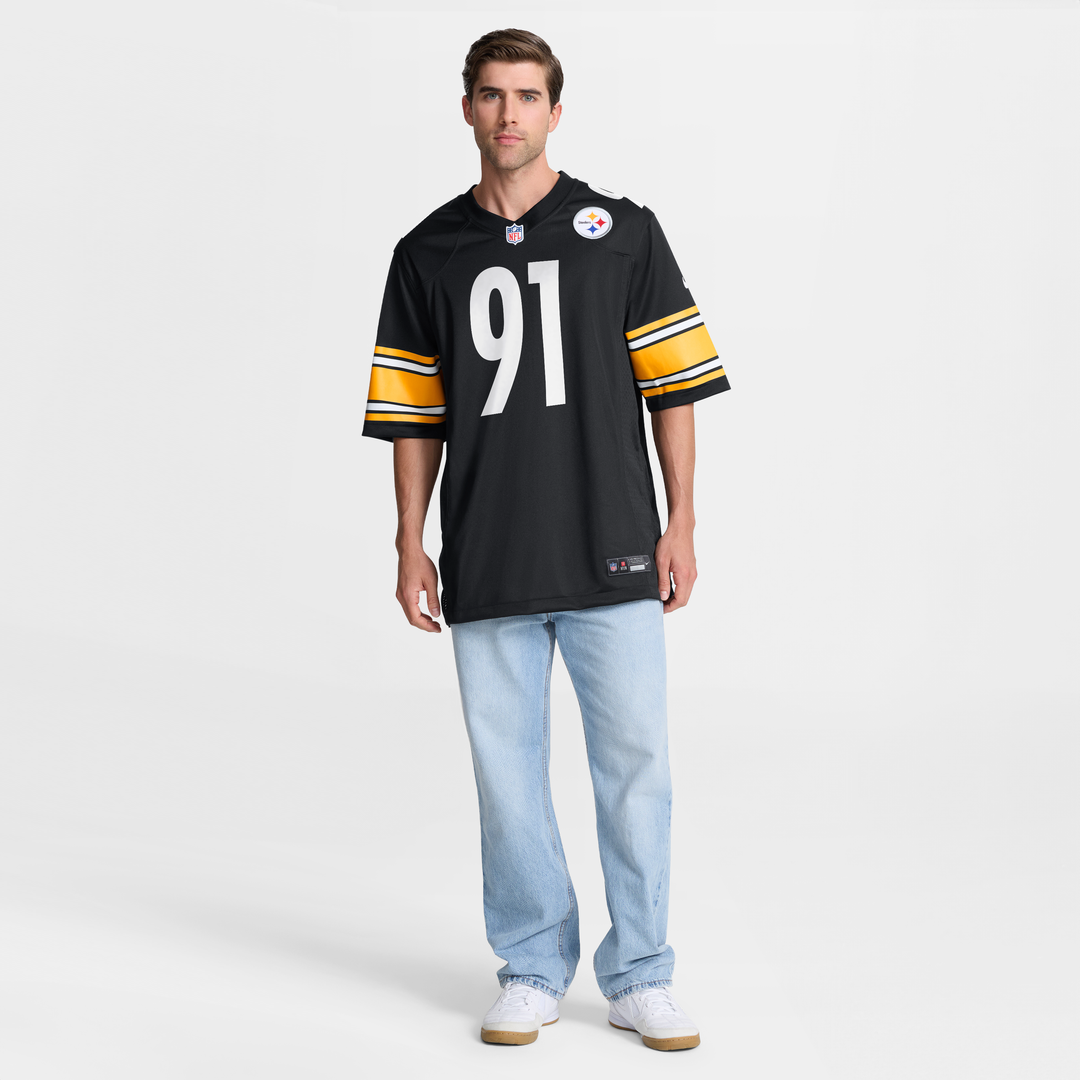 Men's Pittsburgh Steelers Logan Lee Black Game NFL Football Jersey - view 4