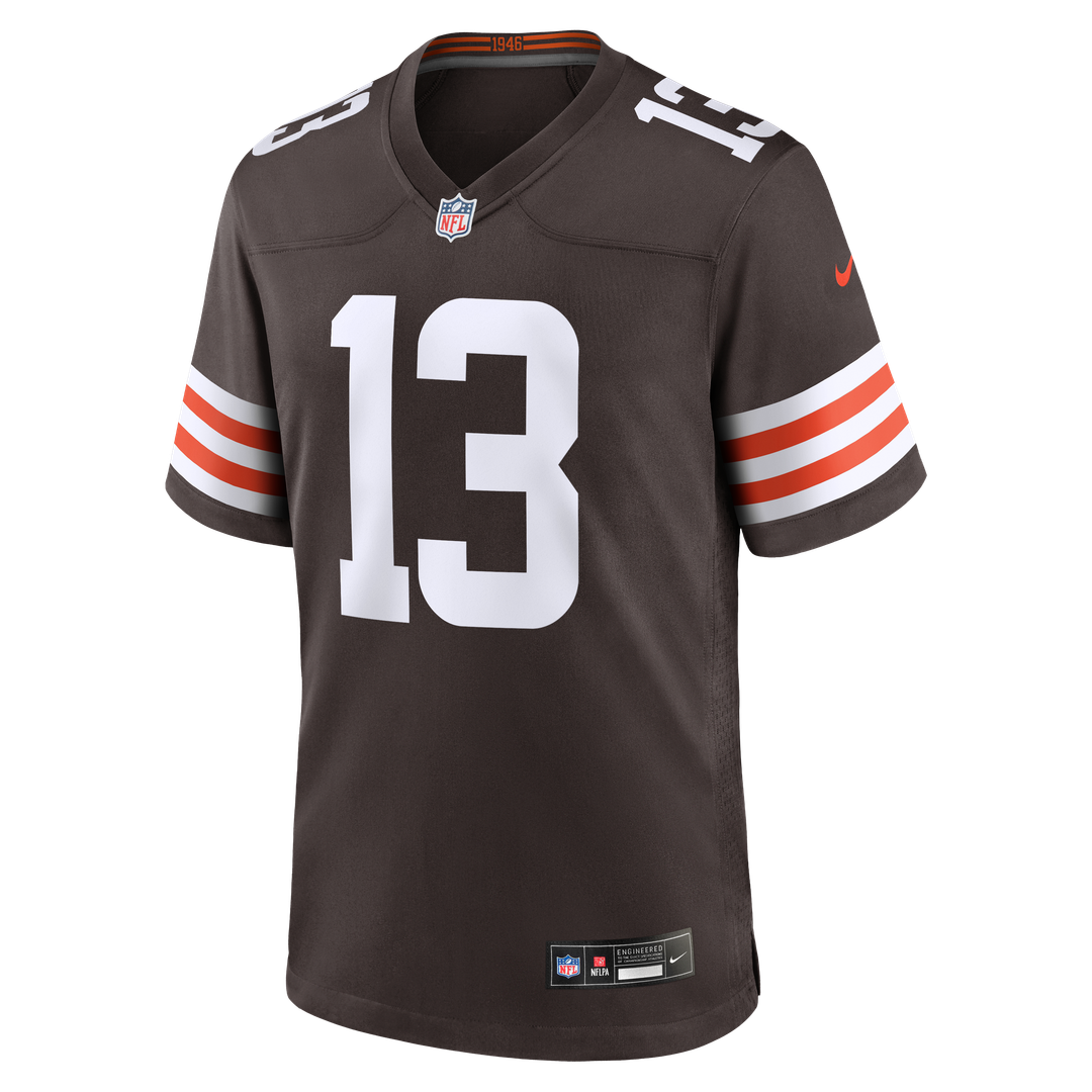Men's Cleveland Browns Corey Bojorquez Brown Game NFL Football Jersey - view 2