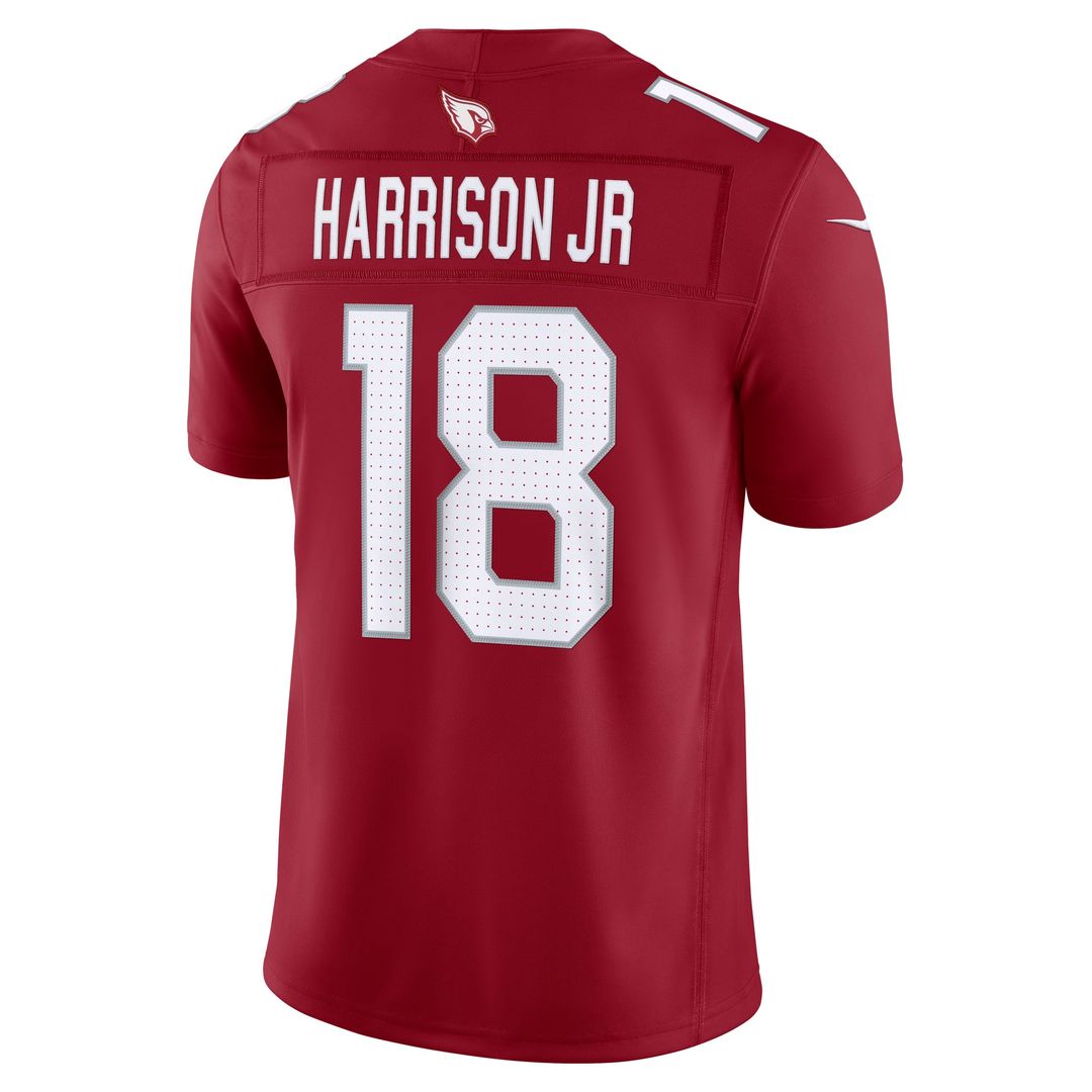 Men's Arizona Cardinals Marvin Harrison Jr. Black Alternate Stitched Limited NFL Football Jersey - view 9