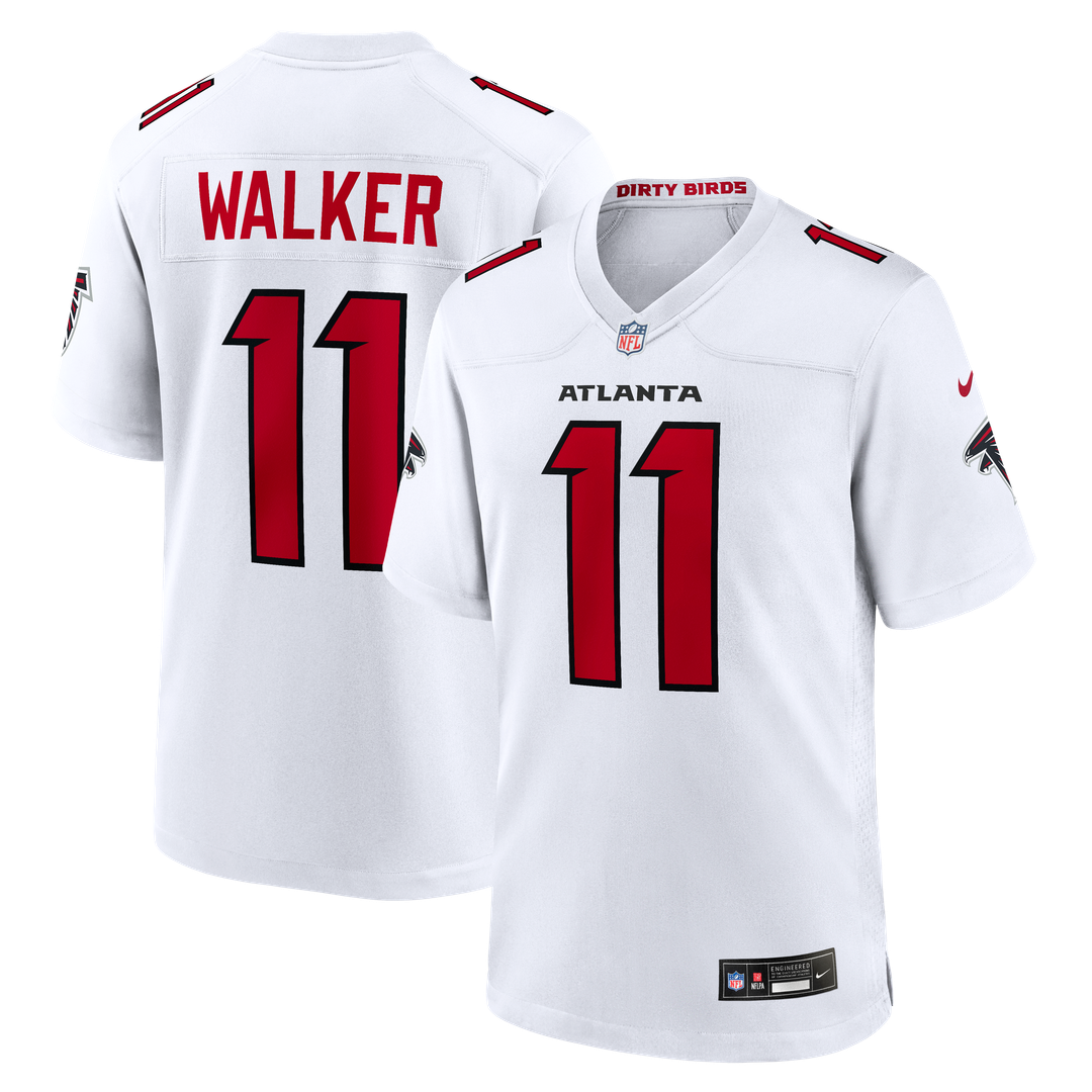 Men's Atlanta Falcons Jalon Walker Red Game NFL Football Jersey - view 29