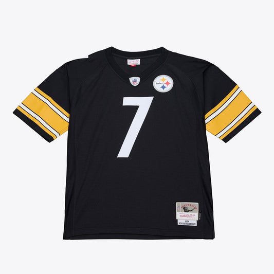 Men's Pittsburgh Steelers Ben Roethlisberger Black 2004 Big & Tall Legacy NFL Football Jersey - view 1