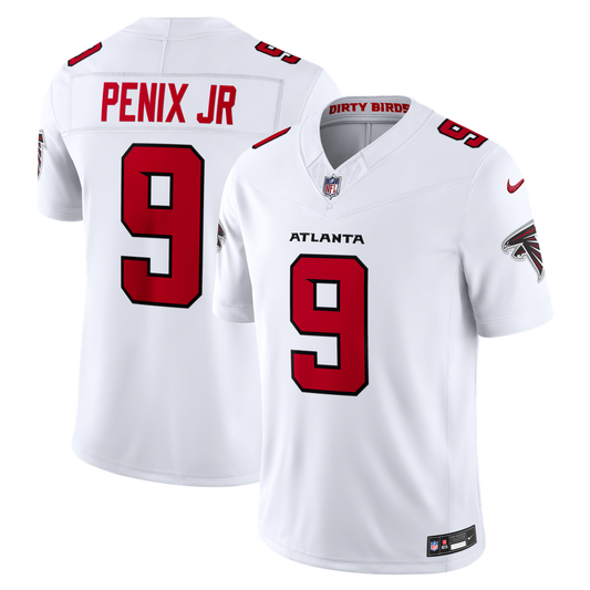 Men's Atlanta Falcons Michael Penix Jr. White Stitched Limited NFL Football Jersey - view 1
