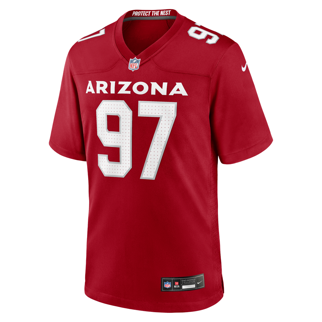 Men's Arizona Cardinals Walter Nolen Cardinal Game NFL Football Jersey - view 2