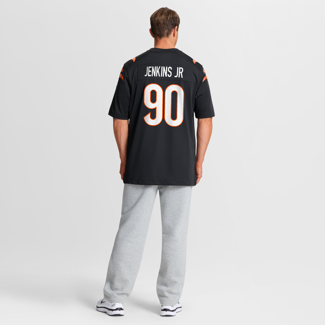 Men's Cincinnati Bengals Kris Jenkins Jr. Black Game NFL Football Jersey - view 8