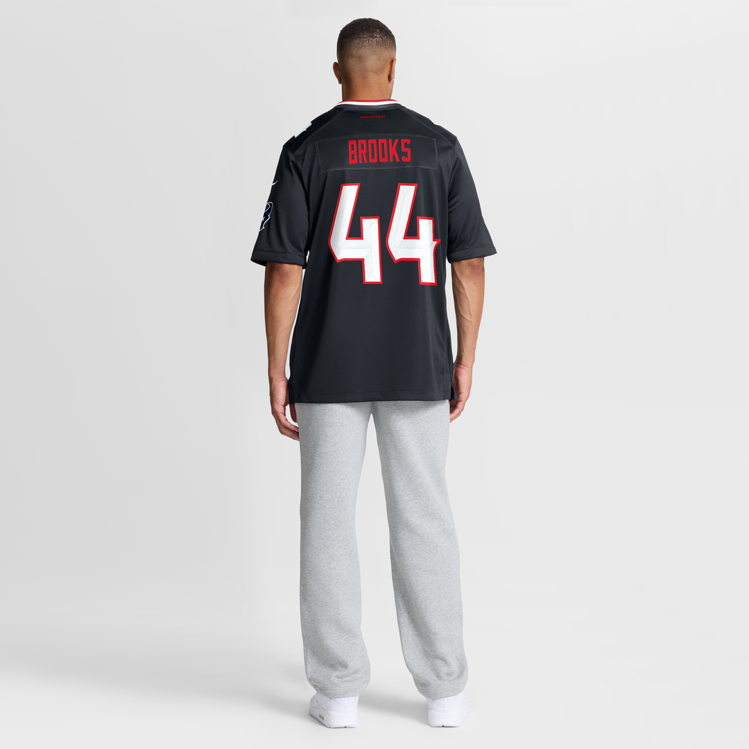 Men's Houston Texans British Brooks Navy Team Game NFL Football Jersey - view 8