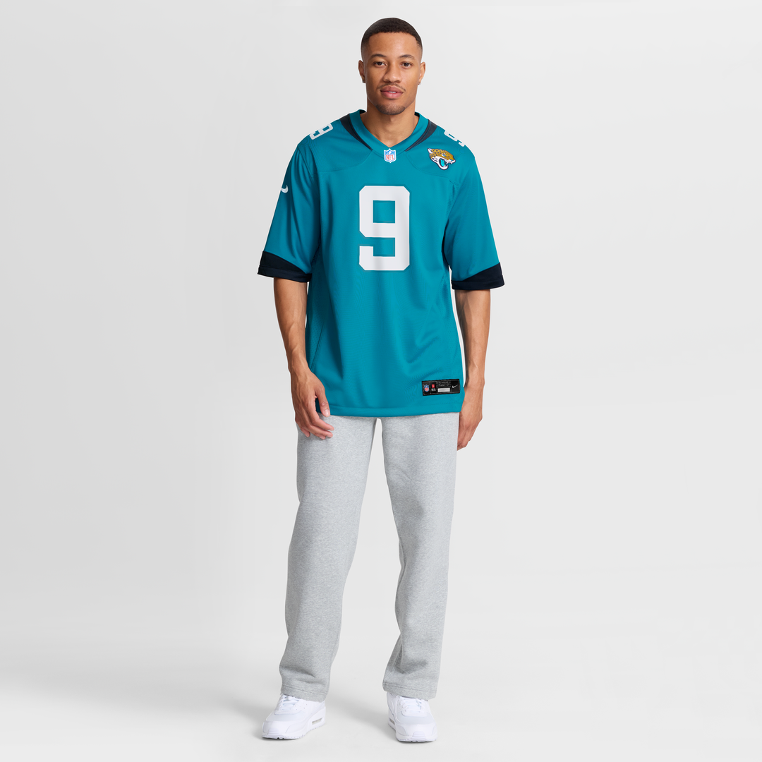 Men's Jacksonville Jaguars Logan Cooke Black Game NFL Football Jersey - view 19