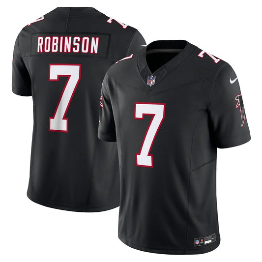 Men's Atlanta Falcons Bijan Robinson Black Alternate Limited NFL Football Jersey - view 1