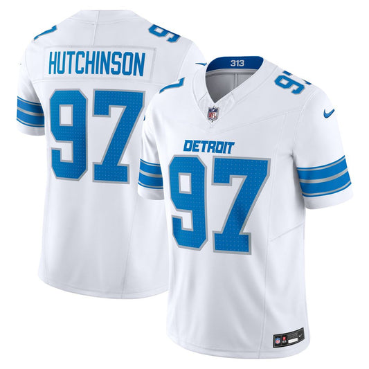Men's Detroit Lions Aidan Hutchinson White Limited NFL Football Jersey - view 1