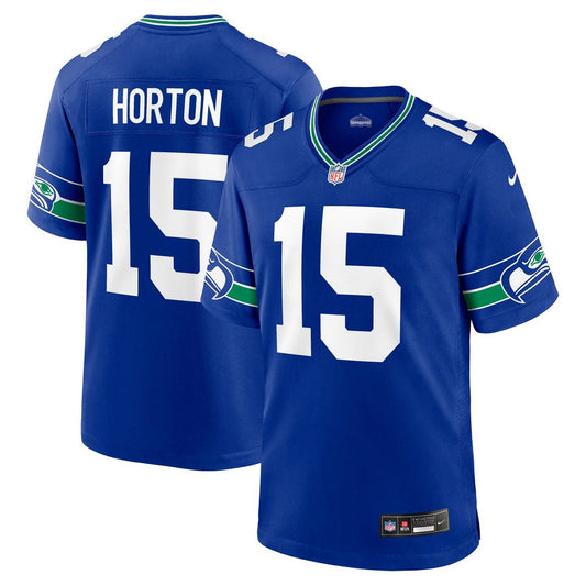 Men's Seattle Seahawks Tory Horton Royal Alternate Game NFL Football Jersey - view 1