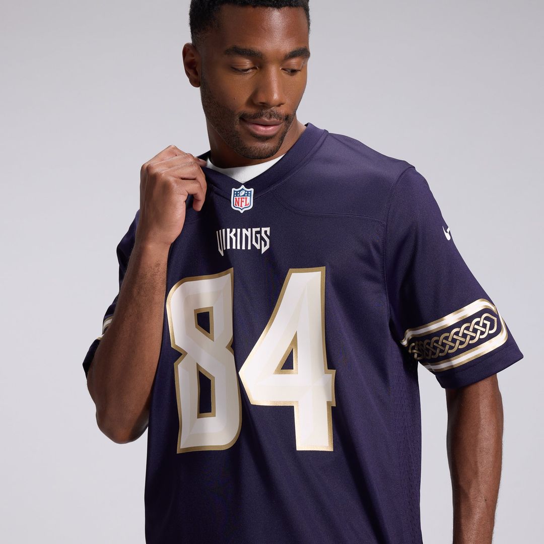 Men's Minnesota Vikings Randy Moss Purple 2026 Rivalries Collection Game NFL Football Jersey - view 10