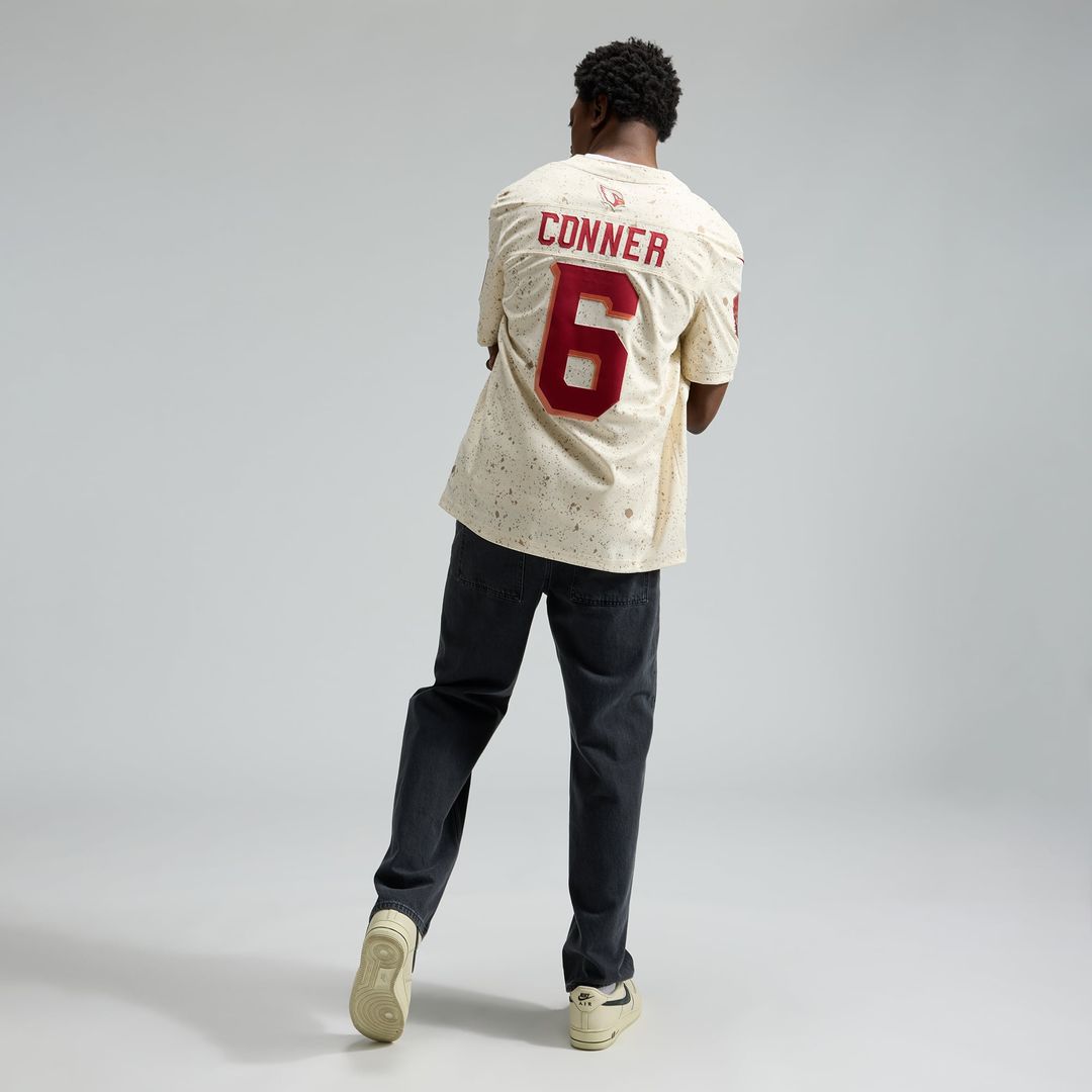 Men's Arizona Cardinals James Conner Natural Rivalries Collection Stitched Limited NFL Football Jersey - view 5