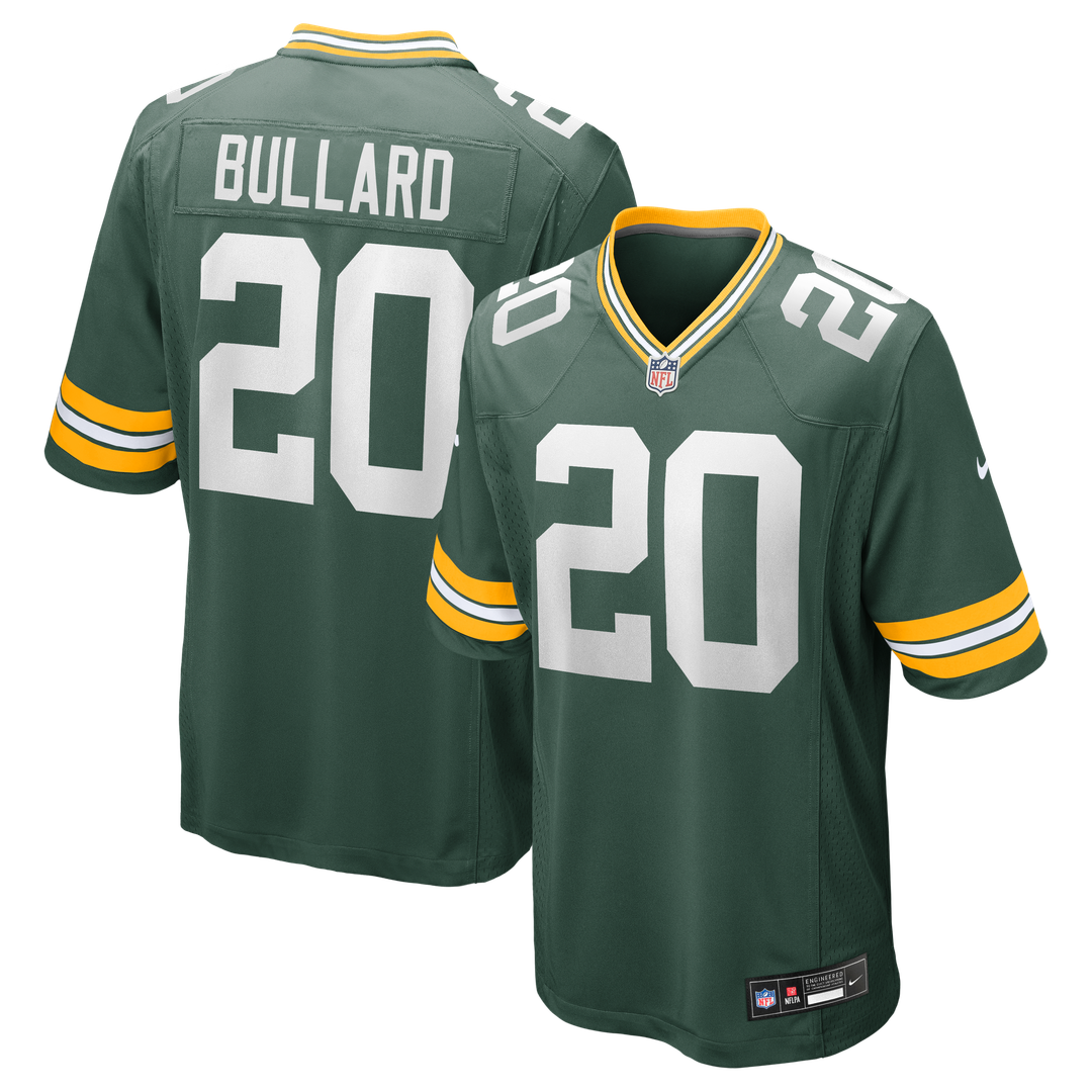 Men's Green Bay Packers Javon Bullard Green Game NFL Football Jersey - view 1
