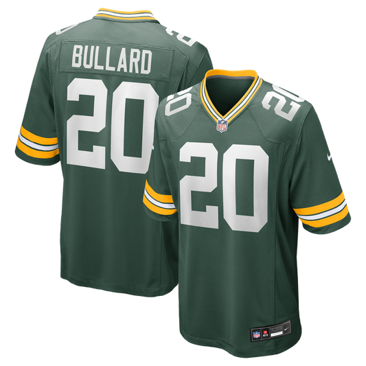 Men's Green Bay Packers Javon Bullard Green Game NFL Football Jersey - view 1