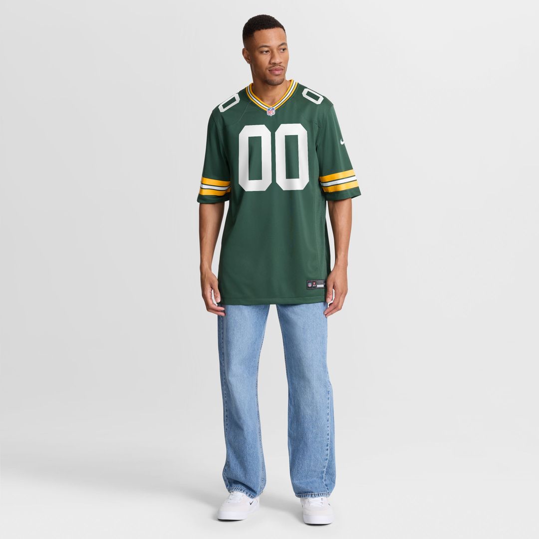 Men's Green Bay Packers Brandon Cisse Green Game NFL Football Jersey - view 4