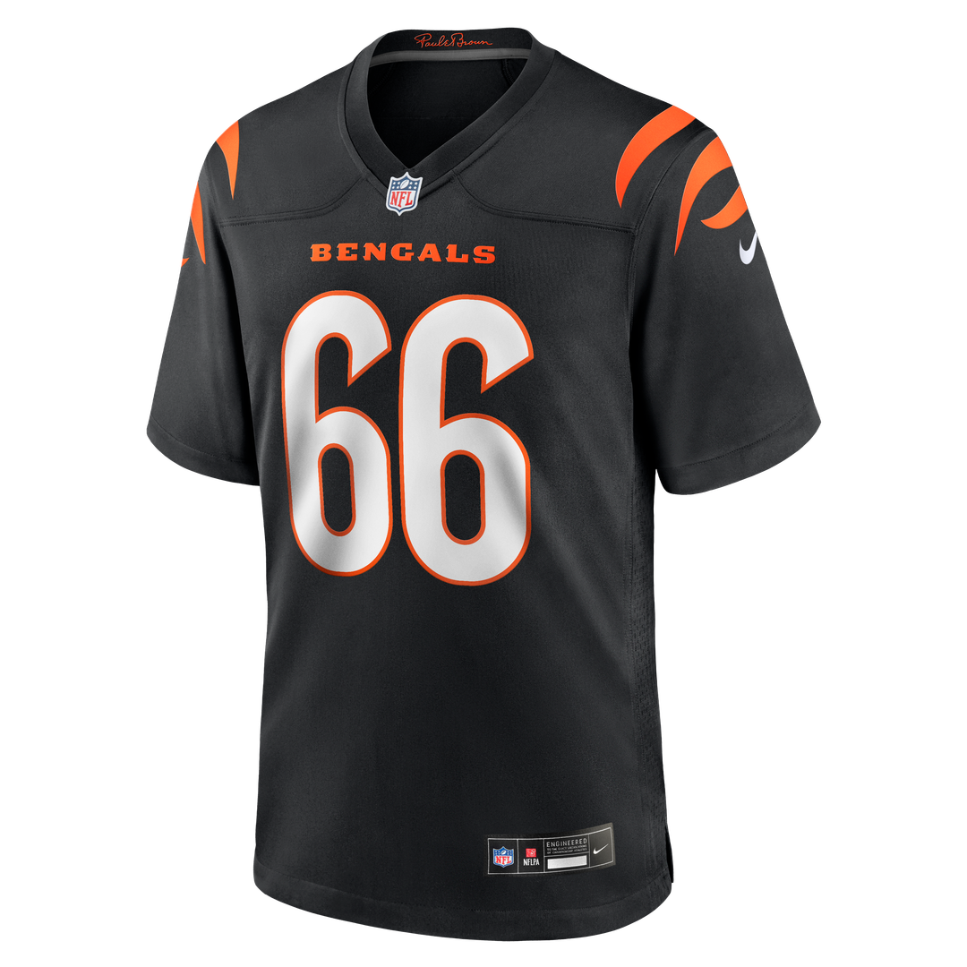 Men's Cincinnati Bengals Dalton Risner Black Team Game NFL Football Jersey - view 2