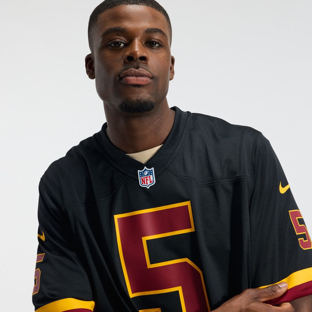 Men's Washington Commanders Jayden Daniels Burgundy Game NFL Football Jersey - view 41