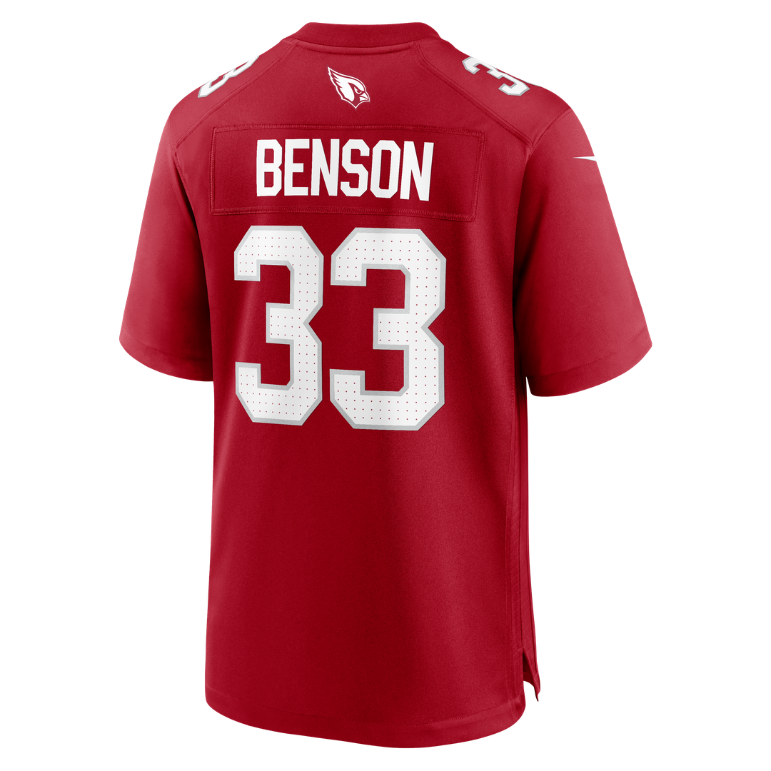 Men's Arizona Cardinals Trey Benson Cardinal Team Game NFL Football Jersey - view 3