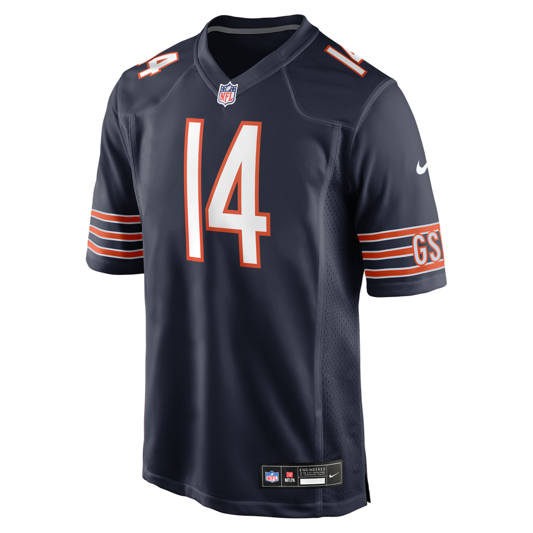 Men's Chicago Bears Kalif Raymond Navy Team Game NFL Football Jersey - view 2