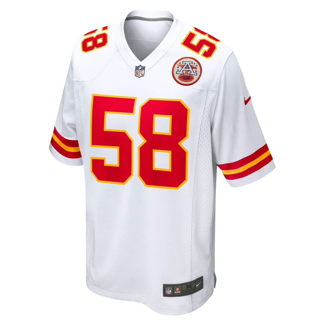 Men's Kansas City Chiefs Derrick Thomas Red Game NFL Football Jersey - view 18