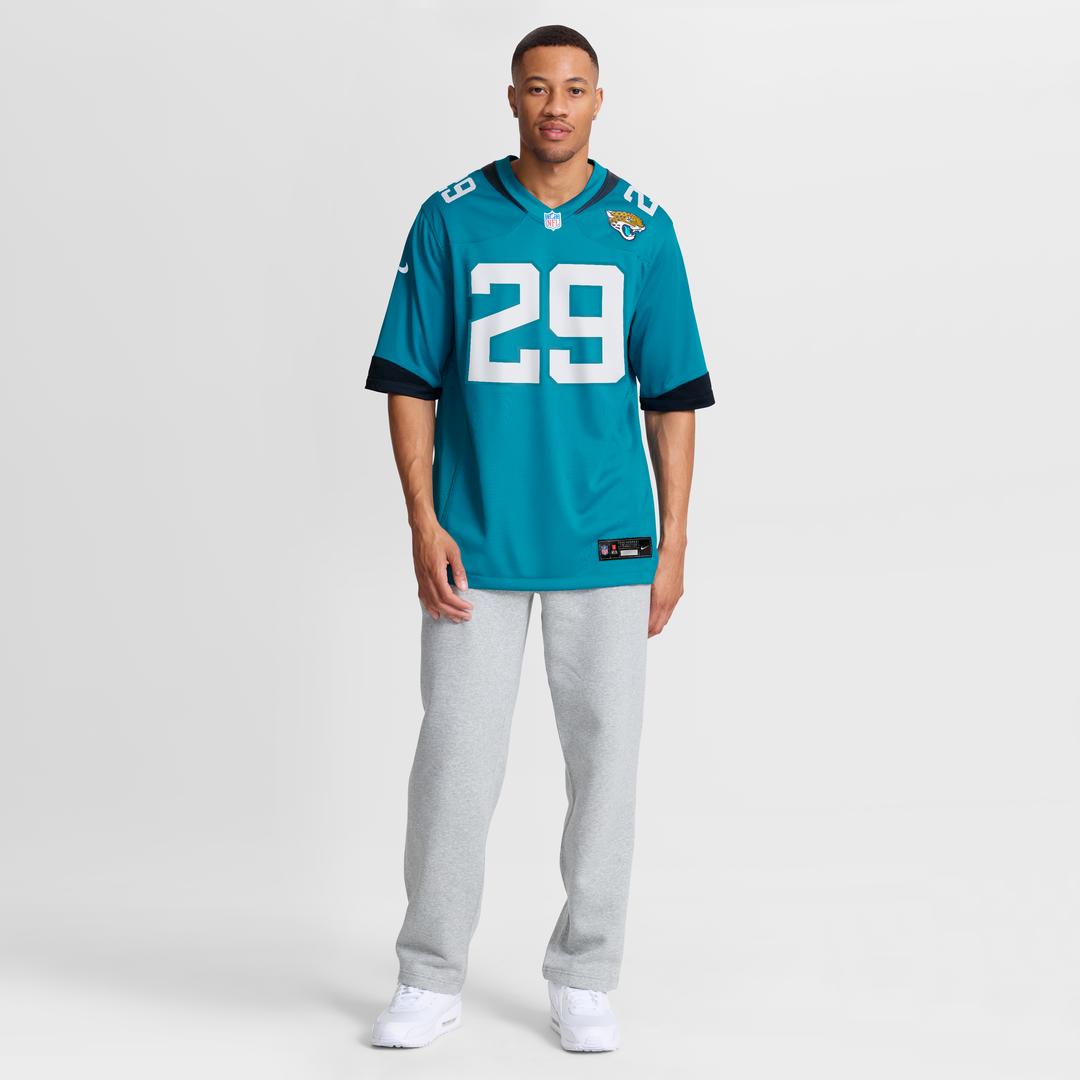 Men's Jacksonville Jaguars Eric Murray Teal Team Game NFL Football Jersey - view 7