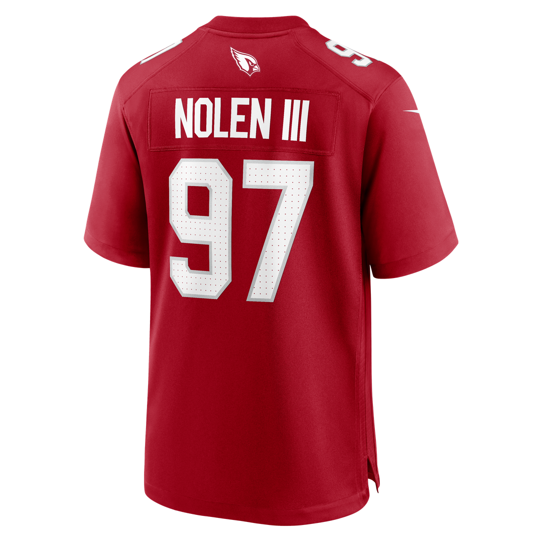 Men's Arizona Cardinals Walter Nolen Cardinal Game NFL Football Jersey - view 3