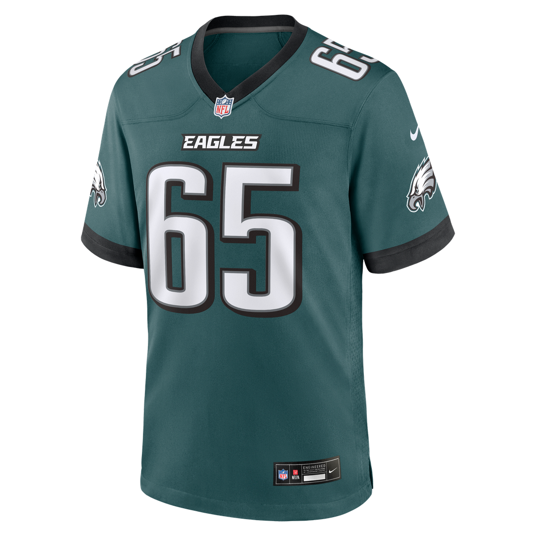 Men's Philadelphia Eagles Lane Johnson Midnight Green Team Game NFL Football Jersey - view 2