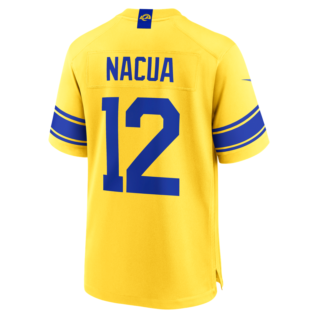 Men's Los Angeles Rams Puka Nacua Classic Sol Game NFL Football Jersey - view 3