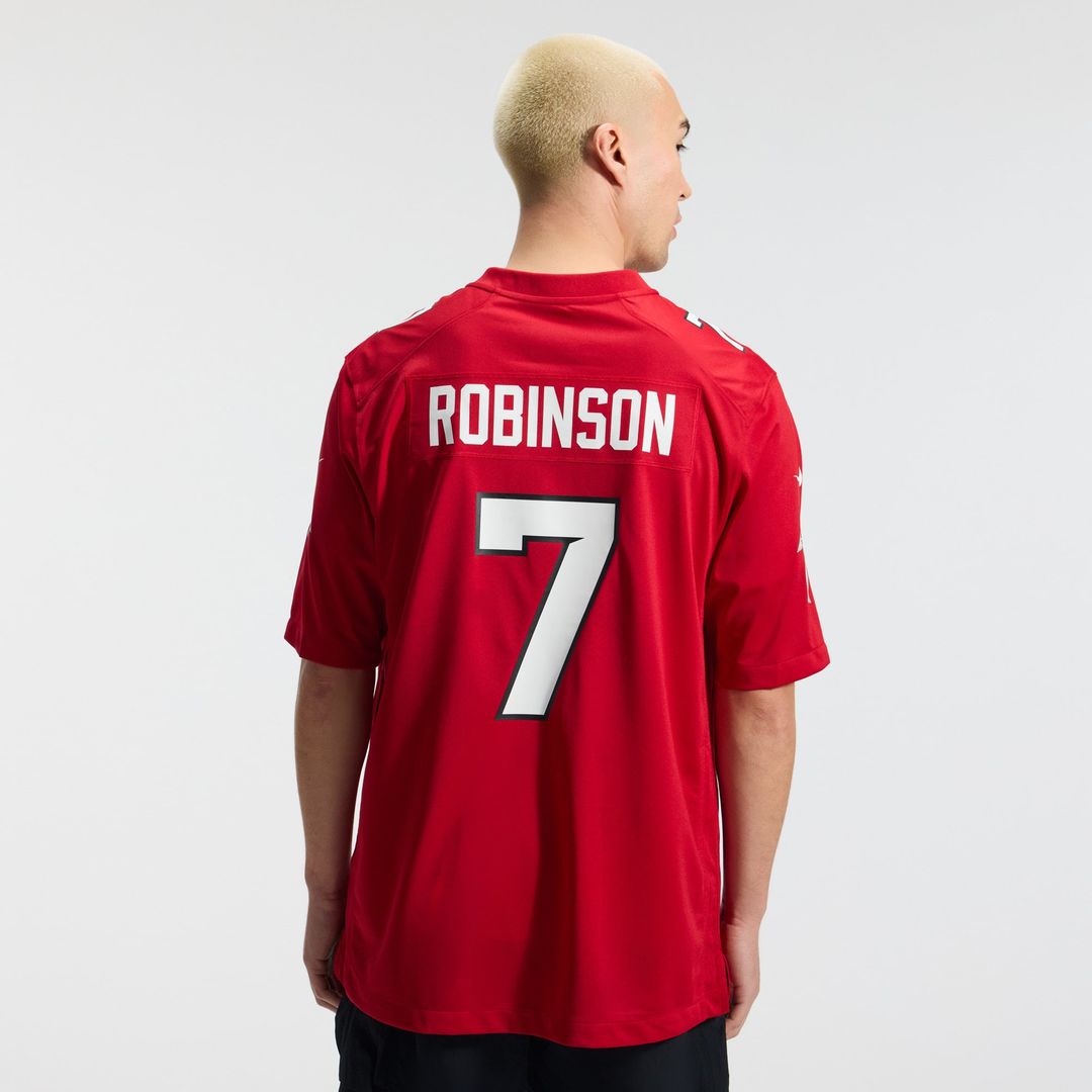 Men's Atlanta Falcons Bijan Robinson White Game NFL Football Jersey - view 23