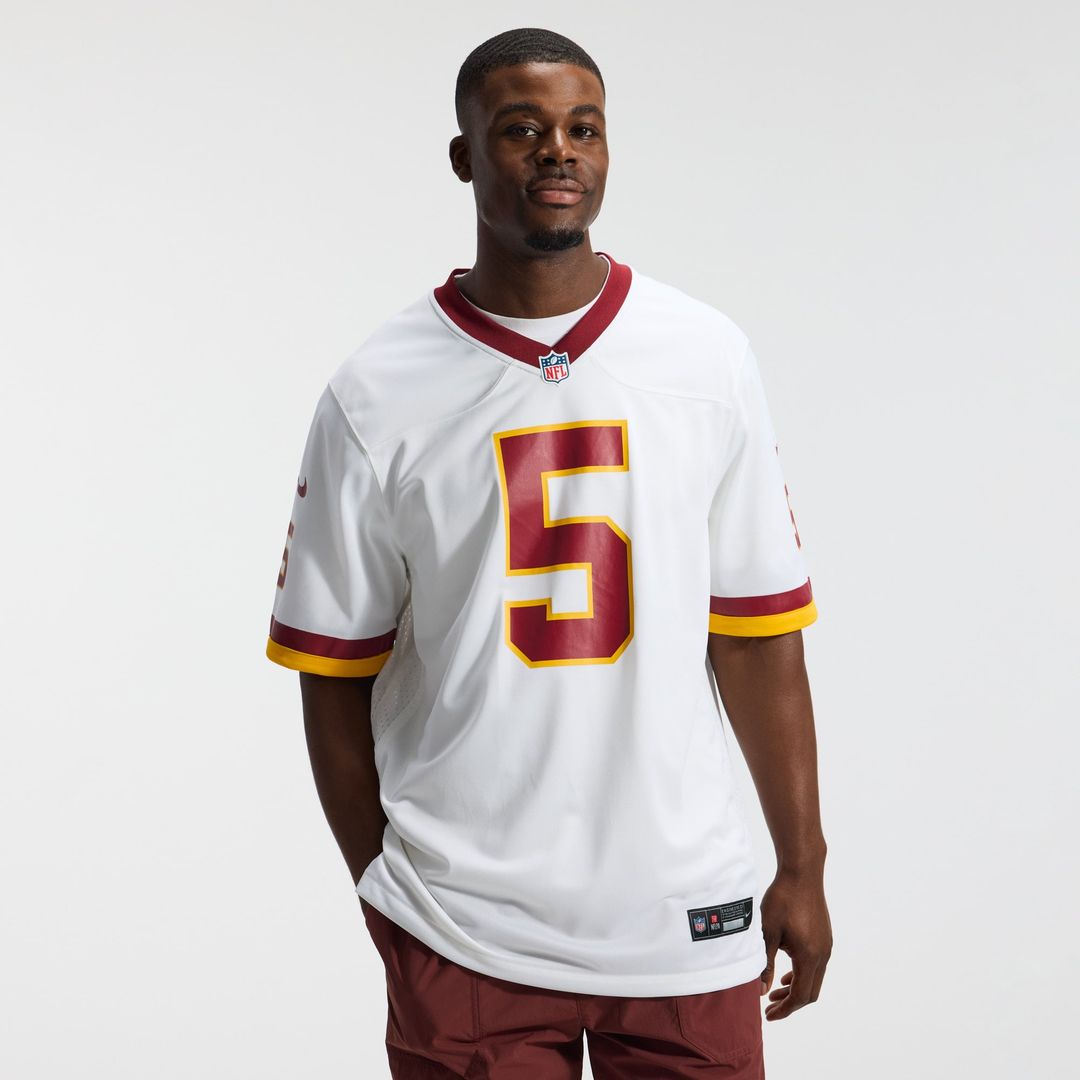 Men's Washington Commanders Jayden Daniels Burgundy Game NFL Football Jersey - view 47