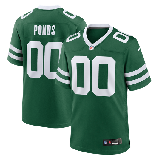 Men's New York Jets D'Angelo Ponds Legacy Green Game NFL Football Jersey - view 1