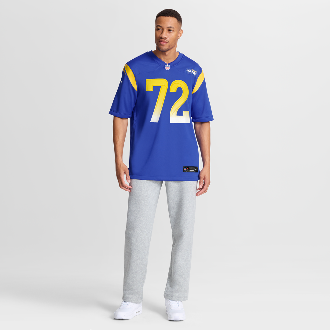 Men's Los Angeles Rams D.J. Humphries Royal Team Game NFL Football Jersey - view 7