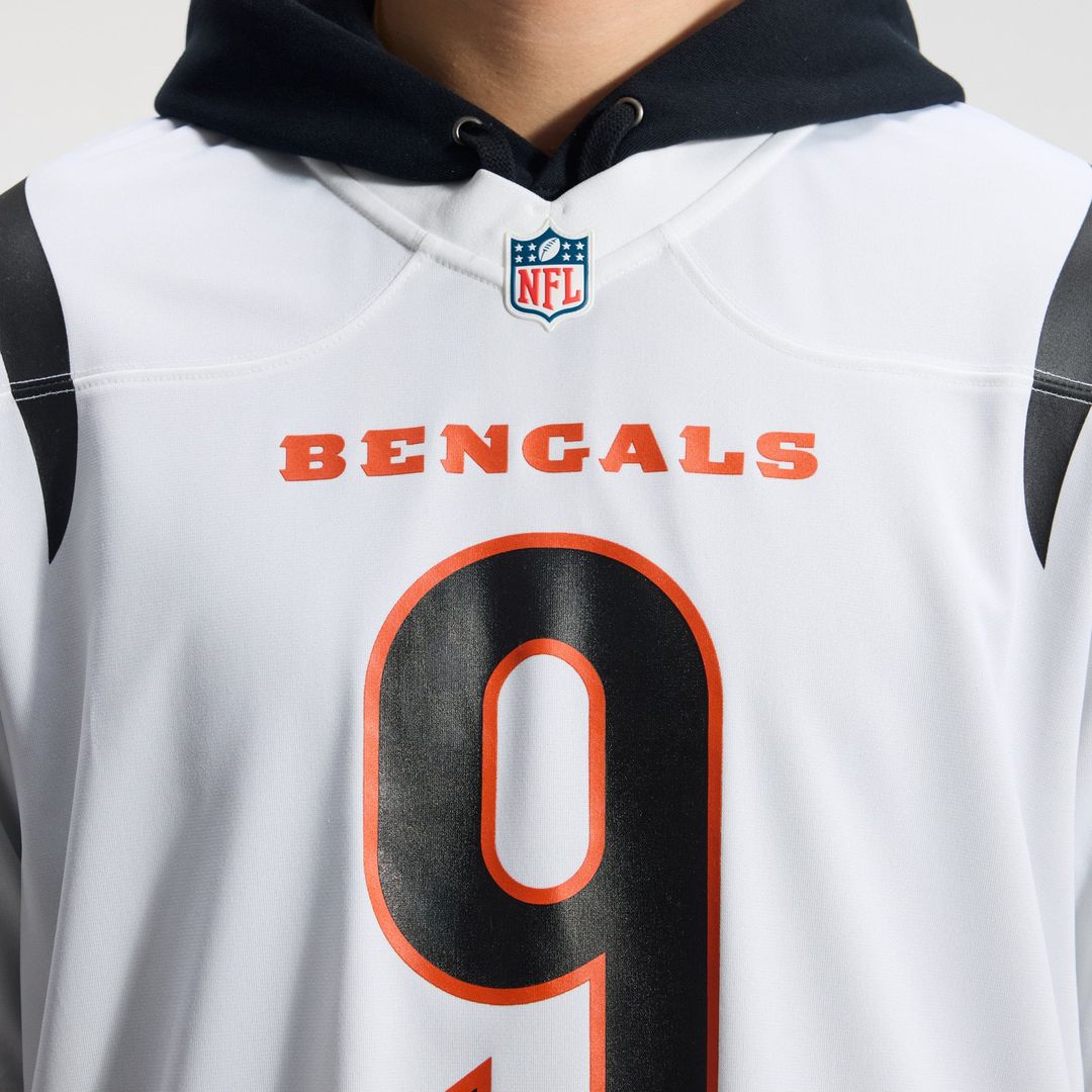 Men's Cincinnati Bengals Joe Burrow Orange Alternate Game NFL Football Jersey - view 38