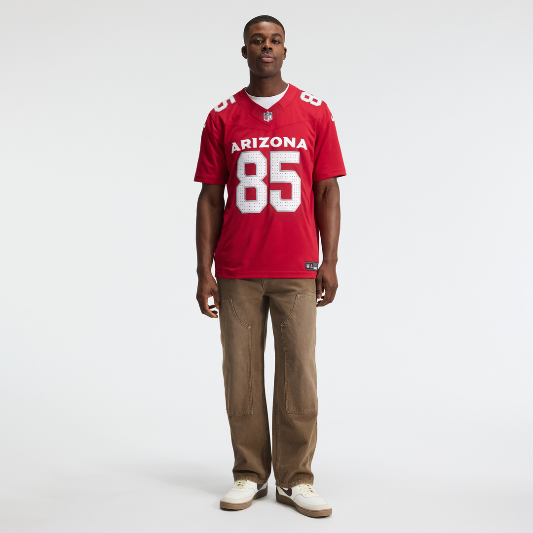 Men's Arizona Cardinals Trey McBride White Stitched Limited NFL Football Jersey - view 10
