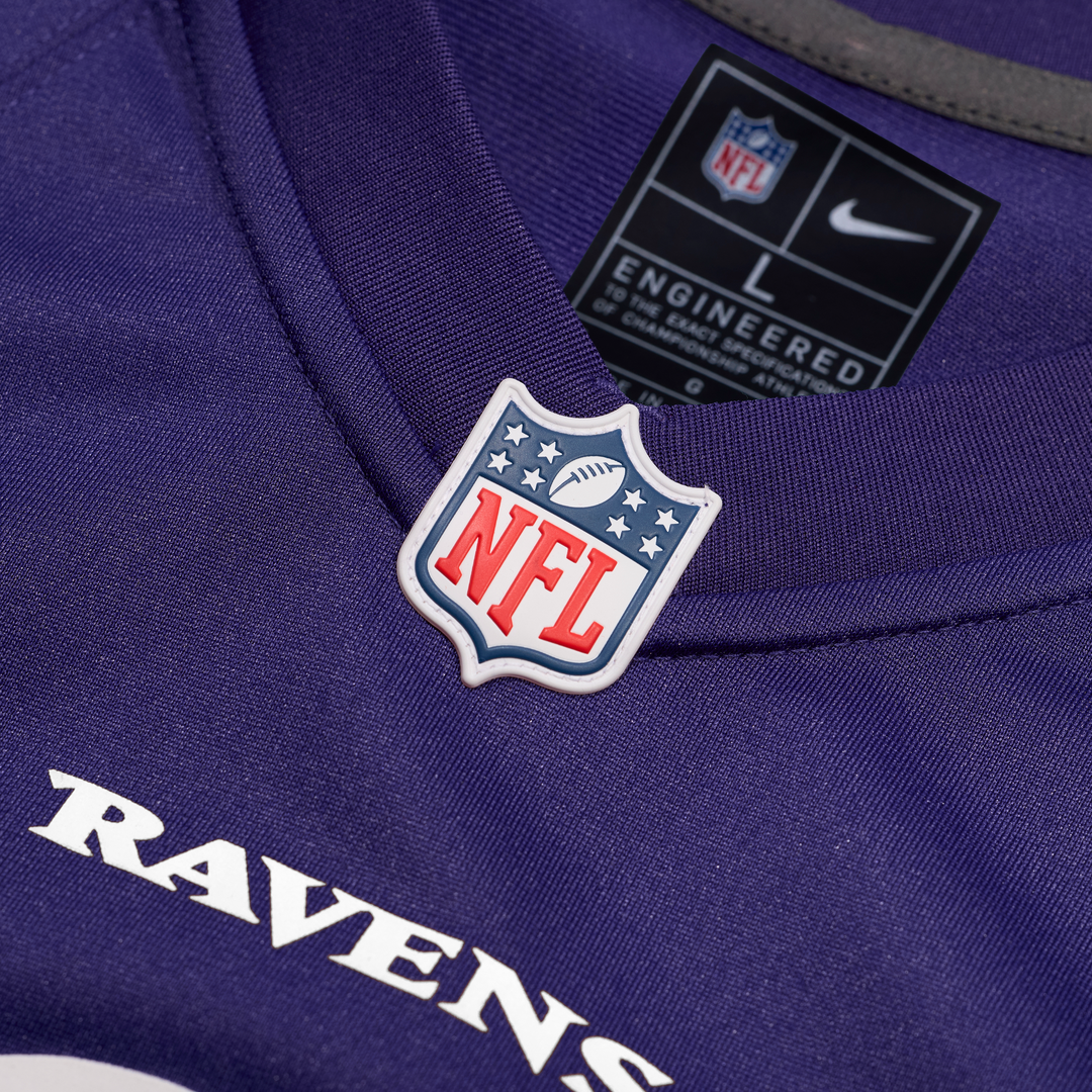 Men's Baltimore Ravens Zay Flowers Purple Game NFL Football Jersey - view 4