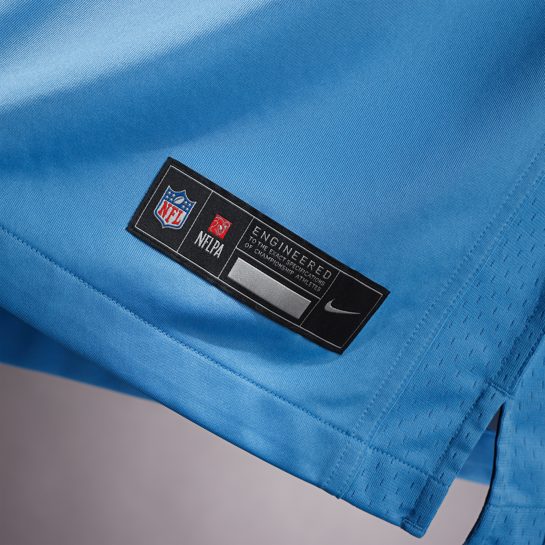 Men's Tennessee Titans Chimere Dike Light Blue Team Game NFL Football Jersey - view 6