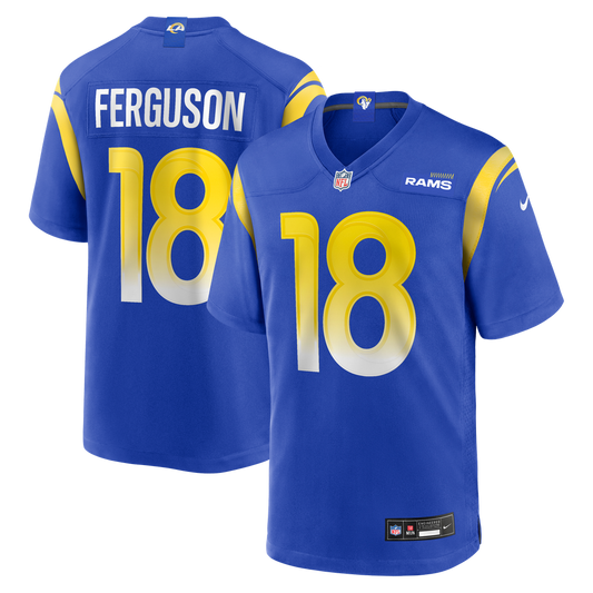 Men's Los Angeles Rams Terrance Ferguson Royal Team Game NFL Football Jersey - view 1