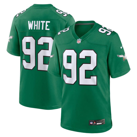 Men's Philadelphia Eagles Reggie White Kelly Green Retired Player Alternate Game NFL Football Jersey - view 1
