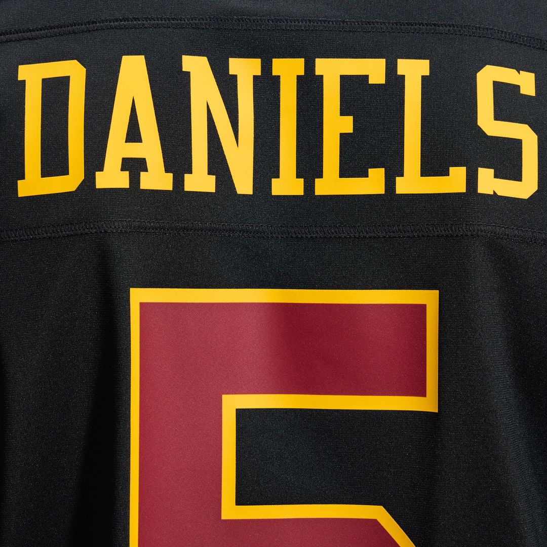 Men's Washington Commanders Jayden Daniels Burgundy Game NFL Football Jersey - view 43