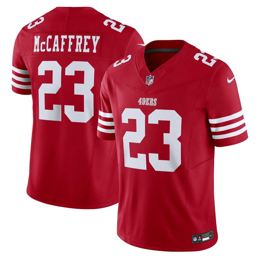 Men's San Francisco 49ers Christian McCaffrey Scarlet Limited NFL Football Jersey - view 1