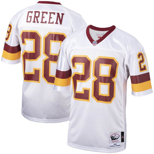 Men's Washington Football Team 1991 Darrell Green White Throwback NFL Football Jersey - view 1