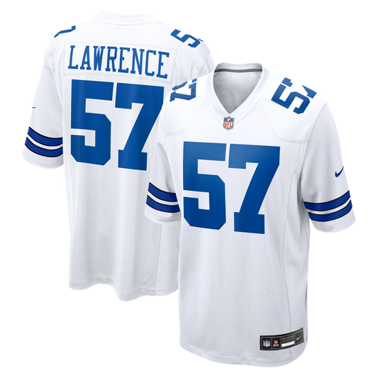 Men's Dallas Cowboys Malachi Lawrence White Game NFL Football Jersey - view 1