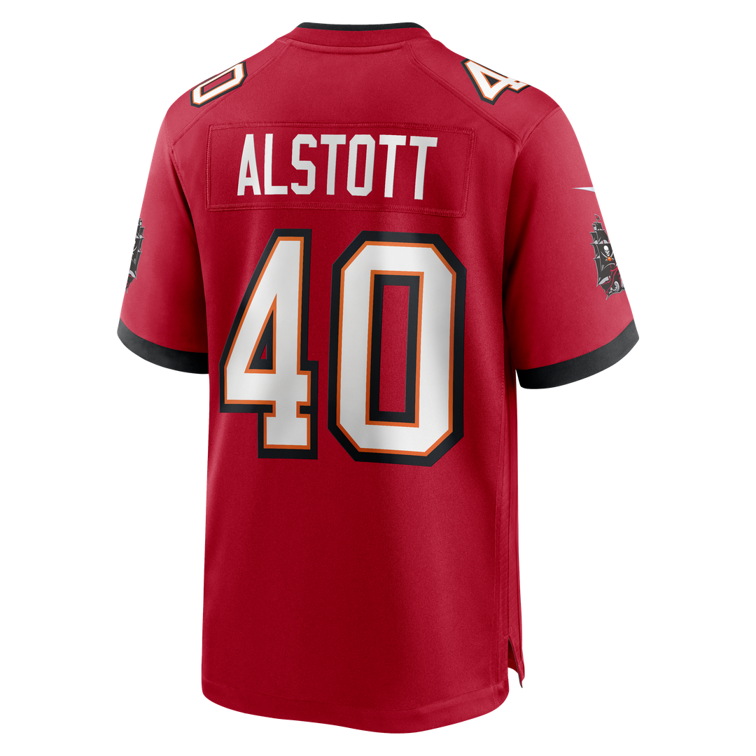 Men's Tampa Bay Buccaneers Mike Alstott Red Retired Player Game NFL Football Jersey - view 3
